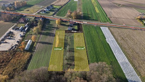 działka na sprzedaż 1654m2 działka Bramki