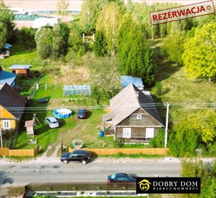 Urokliwe drewniane siedlisko z dużą działką i potencjałem dom Oleszkowo
