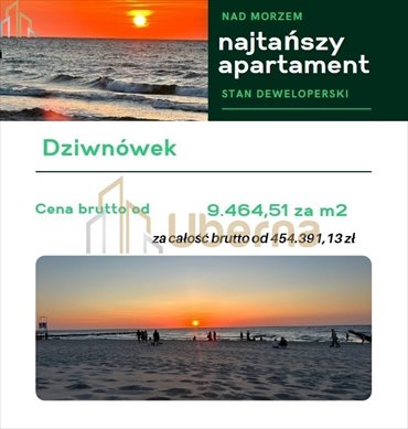 mieszkanie na sprzedaż 48m2 mieszkanie Dziwnówek
