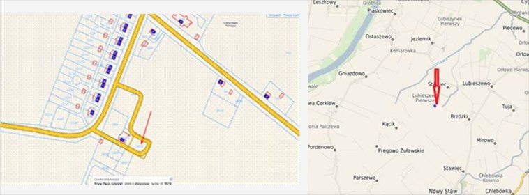 Działka 1006 m2 w Lubieszewie, teren produkcyjny działka Lubieszewo
