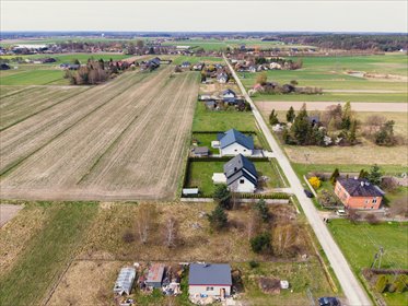 Uzbrojona działka budowlana 1622 m² pod Łaskiem działka Wronowice, Skrzydlata