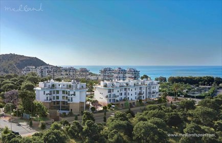 Nowoczesny apartament z widokiem na morze i ogród mieszkanie Villajoyosa