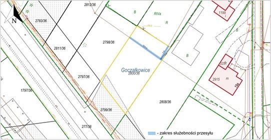 działka na sprzedaż 707m2 działka Goczałkowice-Zdrój, Parkowa