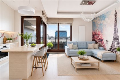 Nowoczesny apartament 60m² z panoramicznym widokiem zapraszam mieszkanie Warszawa, Wola, Siedmiogrodzka