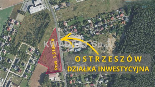 działka na sprzedaż 15104m2 działka Ostrzeszów