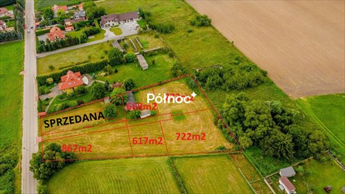 działka na sprzedaż 867m2 działka Stare Kupiski, Armii Krajowej