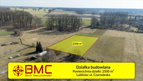działka na sprzedaż 2500m2 działka Lubliniec, Czarnoleska