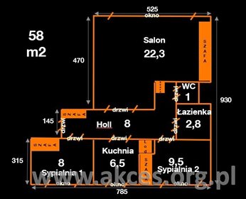 mieszkanie na sprzedaż 58m2 mieszkanie Piastów, Oś.Dąbrowskiego, Wysockiego