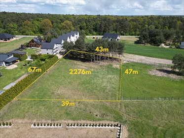 działka na sprzedaż 2276m2 działka Pokrówka