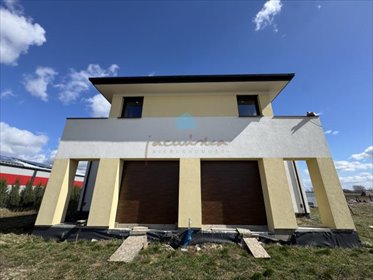 Segment bliźniak 122,5 m2 z garażem i balkonami. dom Gniezno, Szczytniki Duchowne, Szmaragdowa