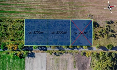 działka na sprzedaż 2700m2 działka Koniecpol