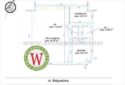 lokal użytkowy na sprzedaż 30m2 lokal użytkowy Warszawa, Ursynów, Natolin, Belgradzka