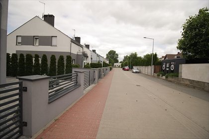 Nowoczesny dom bliźniak 100 m2 z ogrodem i tarasem dom Szamotuły, Europejska