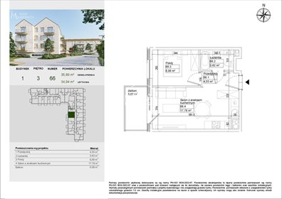 mieszkanie na sprzedaż 35m2 mieszkanie Osielsko, Aleja Adama Mickiewicza