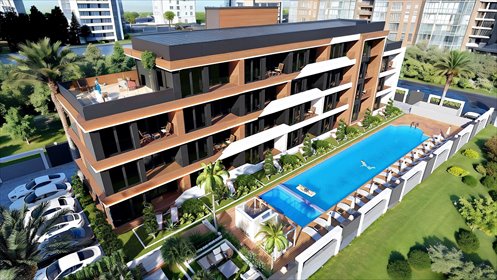 Nowoczesny apartament 56 m² z basenem i udogodnieniami mieszkanie Altıntaş, Altıntaş, Aksu, Antalya