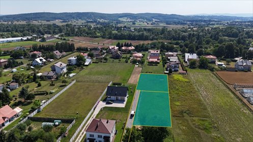 Dwie ustawne działki pod dom w Jedliczu - warunki zabudowy. działka Jedlicze, Topolowa