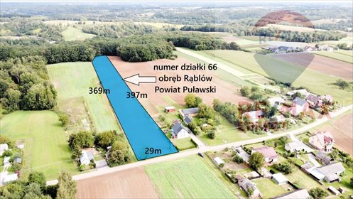 działka na sprzedaż 10600m2 działka Rąblów