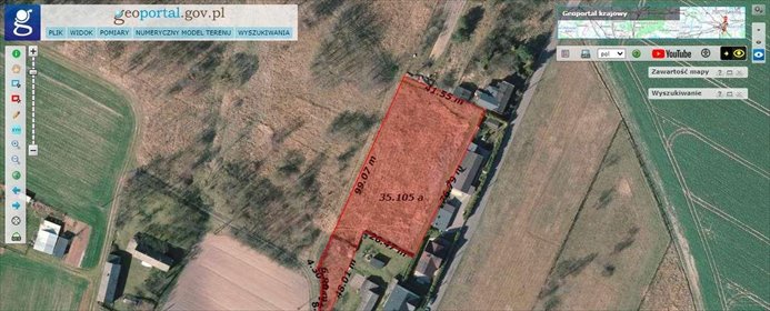 Działka budowlana 3550 m² w spokojnej okolicy Myszkowa. działka Myszków, Armii Krajowej