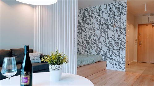 Nowoczesne studio z tarasem i panoramicznym widokiem mieszkanie Gdańsk, Przymorze Wielkie, Obrońców Wybrzeża