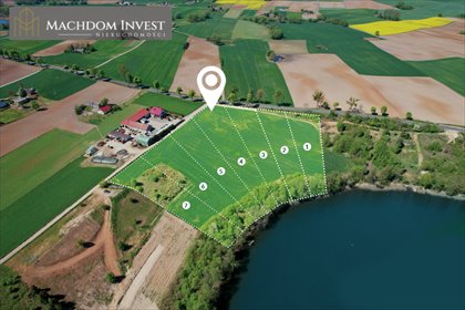 Polecam działki nad jeziorem w Zbójnie 3027 m² działka Zbójno