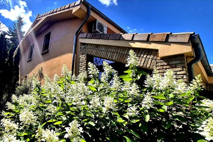 Stylowa willa z ogrodem i jeziorem - 293 m2. dom Chyby, Różana