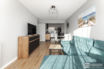 Kołobrzeg - 50 m² z dużym tarasem i miejscem garażowym mieszkanie Kołobrzeg, Osiedle Perłowa Przystań, Sienkiewicza