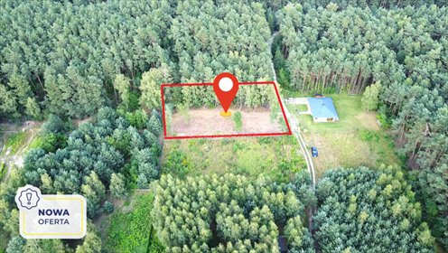 działka na sprzedaż 1506m2 działka Dębniak