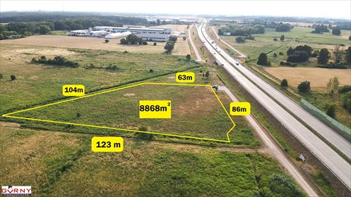 Działka rolna 8 924 m² przy S8 z planem zagospodarowania działka Piotrków Trybunalski