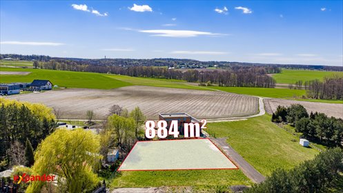 Płaska działka 884 m² z mediami i widokiem na las polecam działka Mikołów, Gliwicka