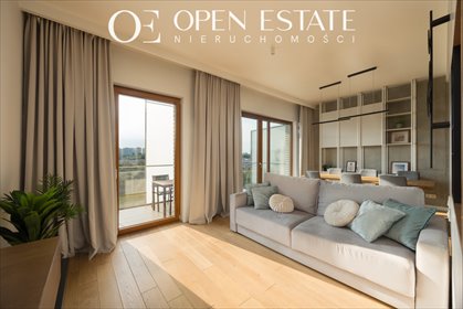 Przestronne 63m² apartament z wysokim sufitem i zielonym widokiem mieszkanie Warszawa, Mokotów, Bergamotki