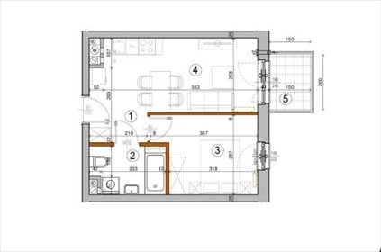 Nowoczesne 32 m² w Rembertowie - polecam! mieszkanie Warszawa, Rembertów, Nowy Rembertów, Chełmżyńska