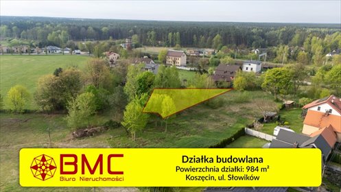 działka na sprzedaż 984m2 działka Koszęcin