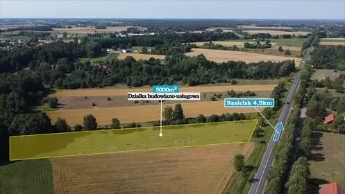 Zapraszam do zakupu działki 5000 m² w Krzyczkach Szumnych działka Nasielsk