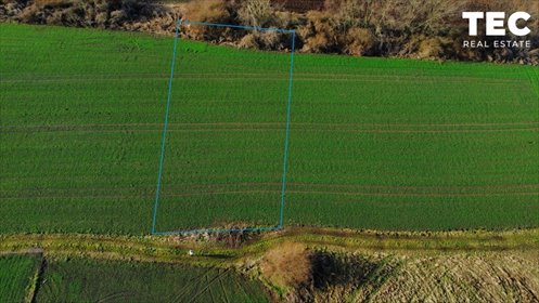 Polecam działkę 1200 m² pod dom w Rogóżnie - prosty kształt, media w drodze działka Rogóżno