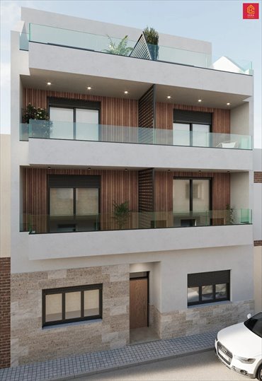 Nowoczesne apartamenty 150 m od plaży w Torrevieja mieszkanie Alicante, C. Heraclio