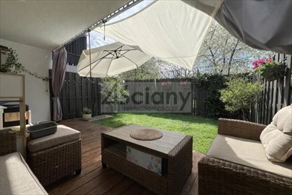 Sprzedam przestronne 3-pokojowe z ogrodem, garaż i komórka mieszkanie Warszawa, Mokotów, Augustówka