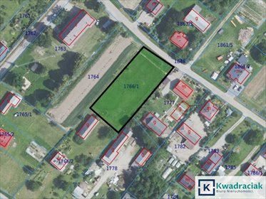 działka na sprzedaż 20m2 działka Posada Jaćmierska, Floriańska