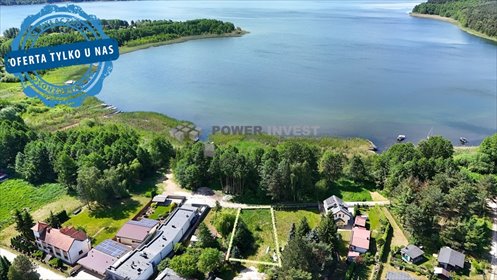 Polecam działkę nad jeziorem z dostępem do plaży i cumowania działka Boszkowo