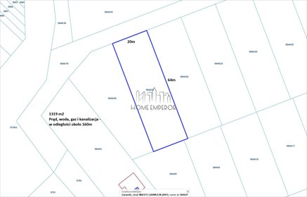 Działka 1319 m² w Garwolinie - media w zasięgu działka Garwolin, Nowe Leszczyny, Gen. Władysława Andersa