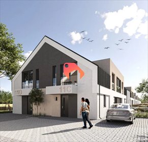 Dom bliźniaczy 91,76 m2 z ogródkiem i parkingiem dom Boryszew, Calineczki