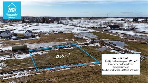 działka na sprzedaż 1235m2 działka Częstkowo, Jarzębinowa