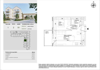 mieszkanie na sprzedaż 35m2 mieszkanie Osielsko, Aleja Adama Mickiewicza