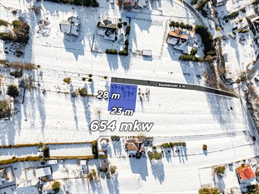 Działka 654 m² z widokiem na Tatry, elastyczna zabudowa działka Nowy Targ, Klikuszówka