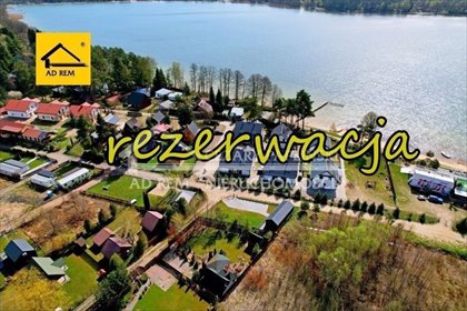 Dom rekreacyjny 100 m² nad jeziorem Białym - taras i widok dom Okuninka, Okuninka ul. Łęgowa