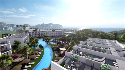 Stylowe apartamenty z widokiem na góry i morze na Cyprze mieszkanie Bahçeli, Bahçeli, Girne, Cypr Północny