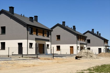 Bliźniak z dużym ogrodem, pompa ciepła, klimatyzacja dom Zaczernie
