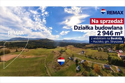 Zapraszam do zakupu działki 29,46 ara z widokiem na Beskidy działka Hucisko