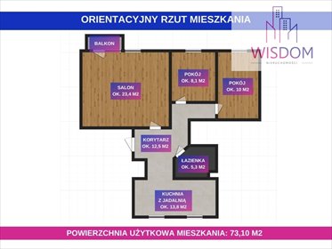 Przestronne 3-pokojowe mieszkanie z balkonem i piwnicą mieszkanie Olsztyn, Polna