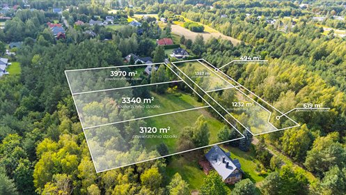 Polecam kompleks działek 14 132 m² z domem w Osowcu działka Osowiec