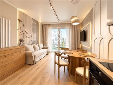 Nowoczesny apartament 44 m² nad Odrą (Zielonego Mostu) mieszkanie Szczecin, Zielonego Mostu